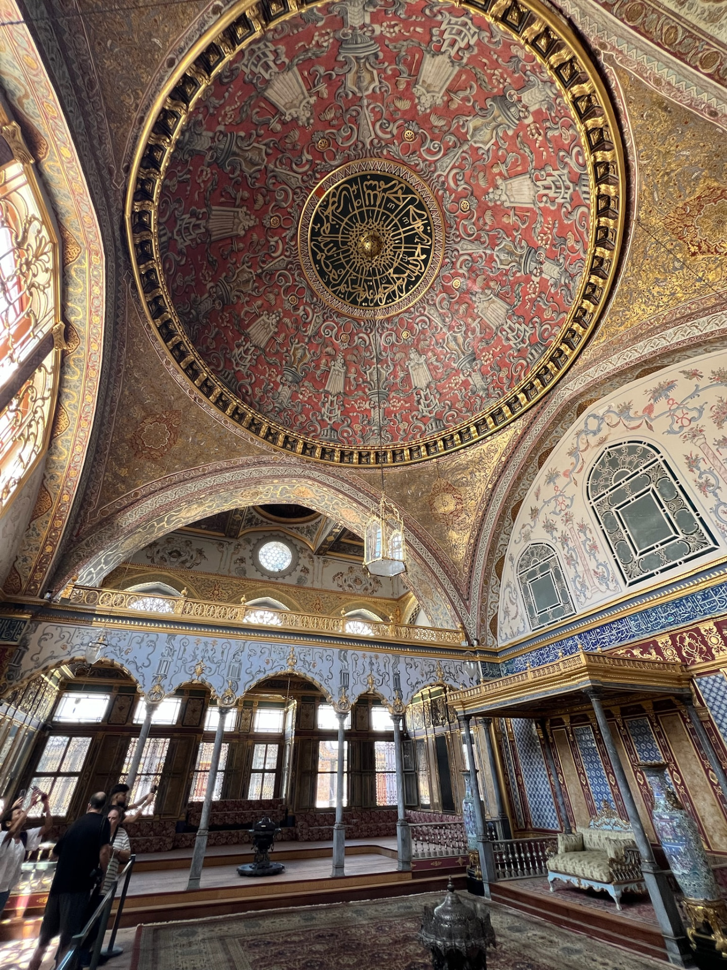 Painted dome inside Topkapı Palace