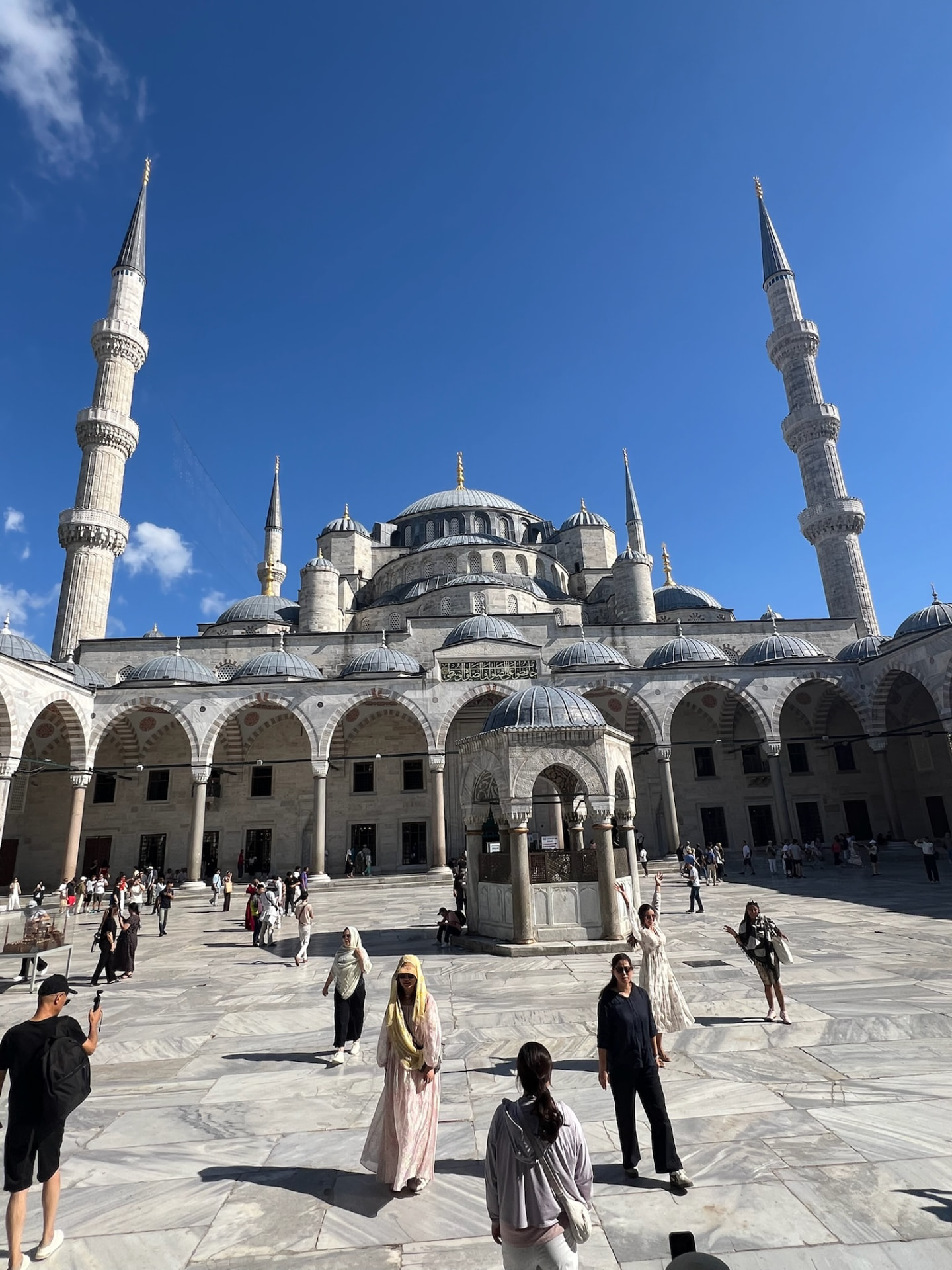 The Blue Mosque courtyard
