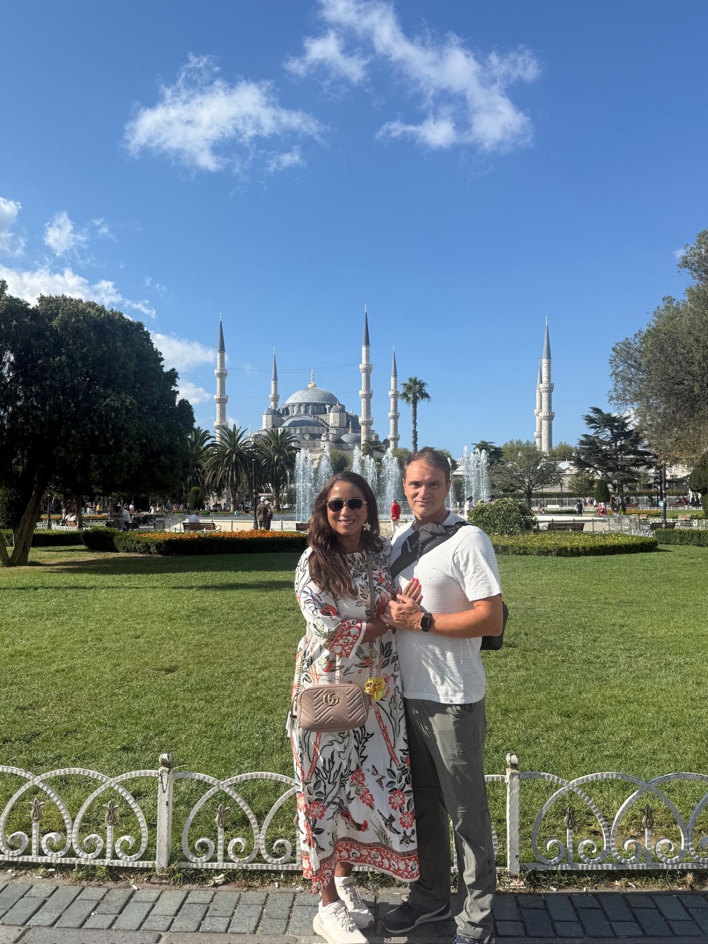 Sultanahmet Park with the Blue Mosque behind